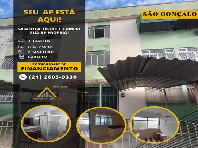 #130 - Apartamento para Venda em São Gonçalo - RJ - 1